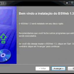 Passos instalação do BSWeb 1.3
